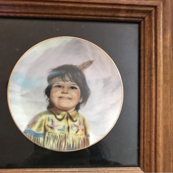 Vintage 1989 Artaffects framed duo plates by Gregory Perillo - Picture 4 of 10